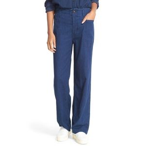 Vince Rinsed Denim Trouser